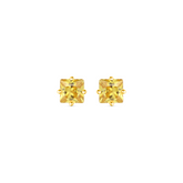 22K Gold Yellow Stud Earrings